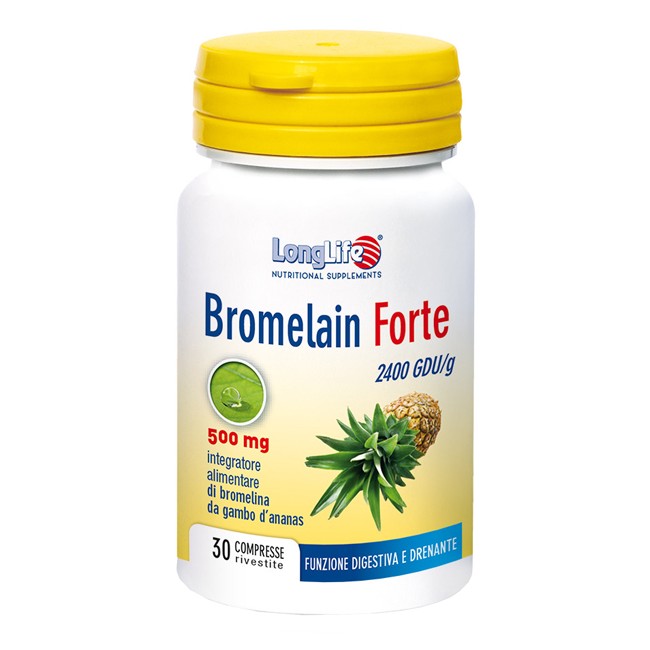 LONGLIFE BROMELAIN FORTE 30CPR