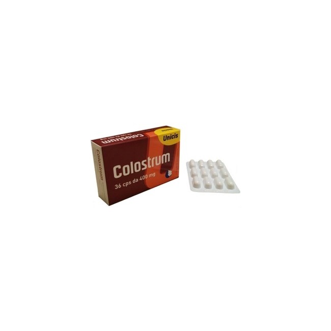 COLOSTRUM UNICIS 36CPS 400MG