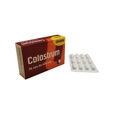 COLOSTRUM UNICIS 36CPS 400MG