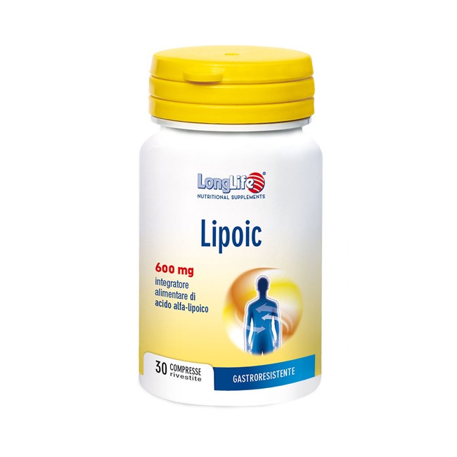 LONGLIFE LIPOIC 30CPR