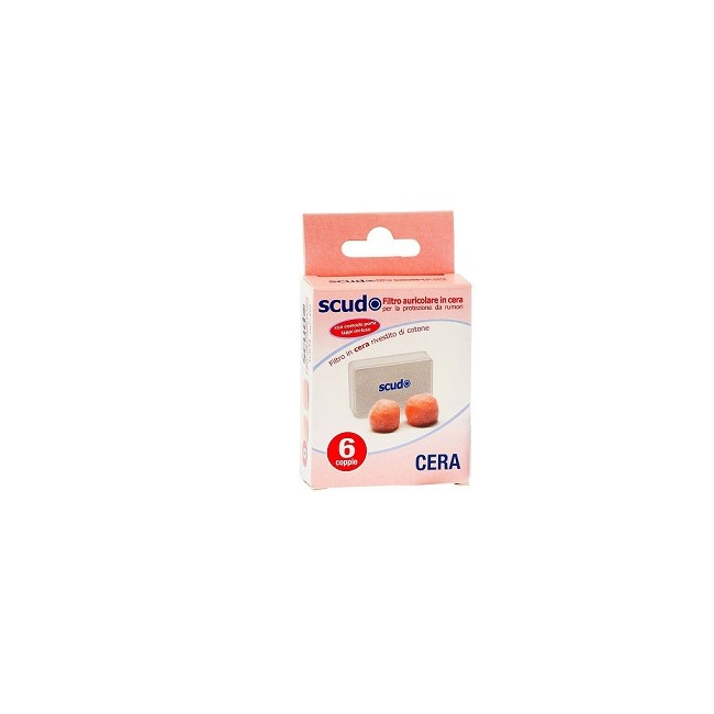 EARPLUG SCUDO CERA 6COPPIE 12P