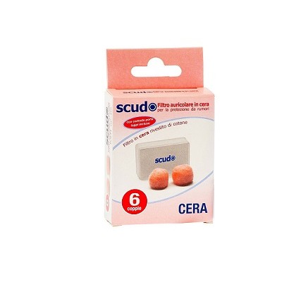 EARPLUG SCUDO CERA 6COPPIE 12P