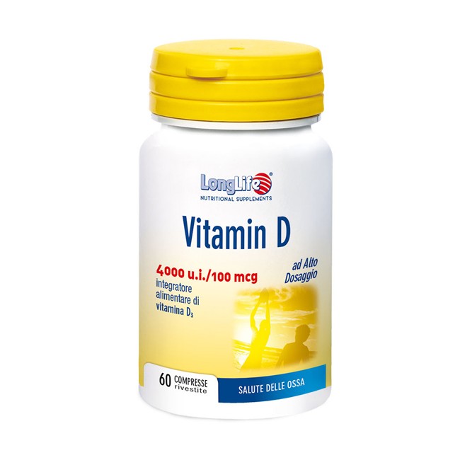 LONGLIFE VITAMIN D4000UI 60CPR