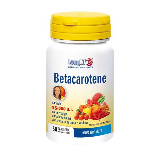 LONGLIFE BETACAROTENE 30CPR