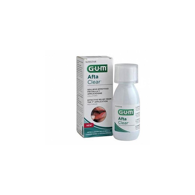 GUM AFTACLEAR RINSE 120ML