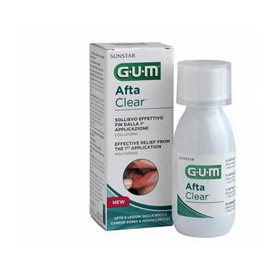 GUM AFTACLEAR RINSE 120ML