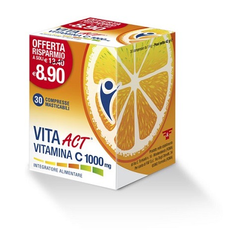 VITAMINA C ACT 1000 30CPR MAST