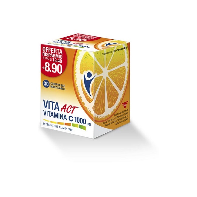 VITAMINA C ACT 1000 30CPR MAST