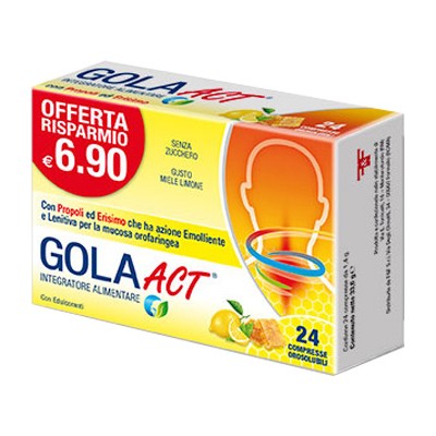 GOLA ACT MIELE LIMONE 24CPR