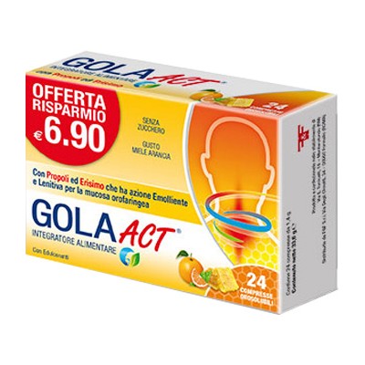 GOLA ACT MIELE ARANCIA 24CPR