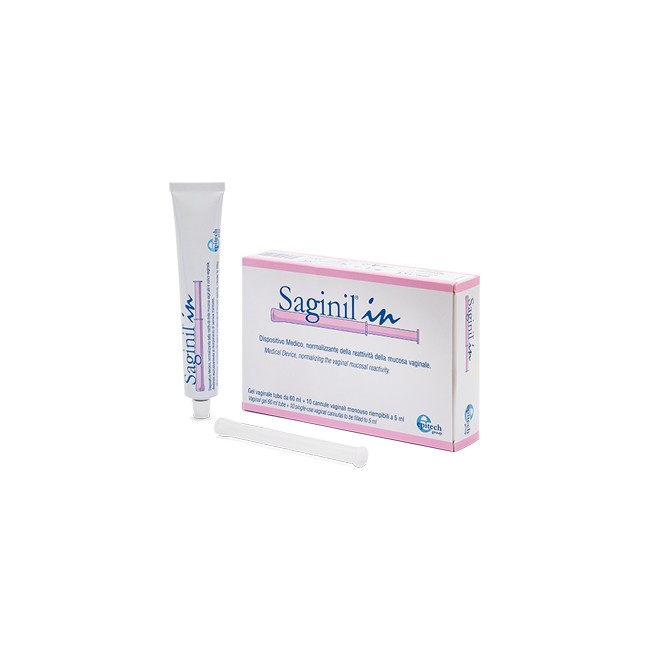 SAGINIL IN 10 CANNULE TUBO60ML