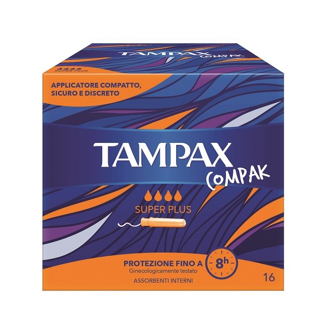 TAMPAX COMPAK SUPER PLUS 16PZ