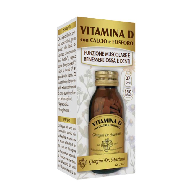 VITAMINA D CALCIO/FOSF 150PAST