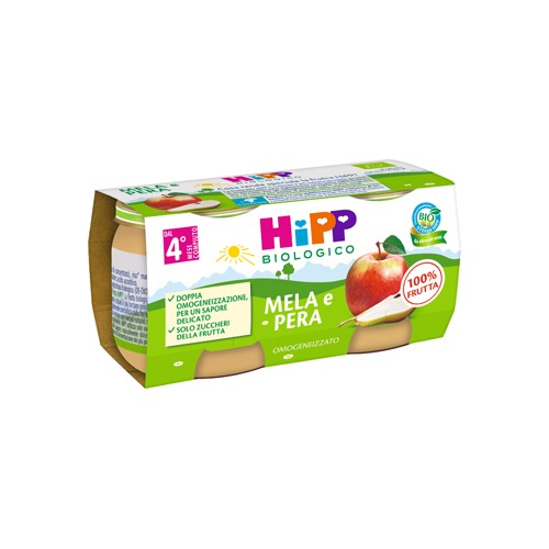 HIPP OMOG MELA/PERA 2X80G