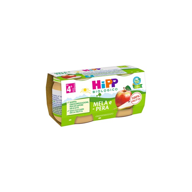 HIPP OMOG MELA/PERA 2X80G