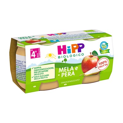 HIPP OMOG MELA/PERA 2X80G