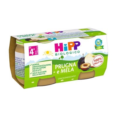 HIPP BIO OMOG PRUGNA/MELA2X80G