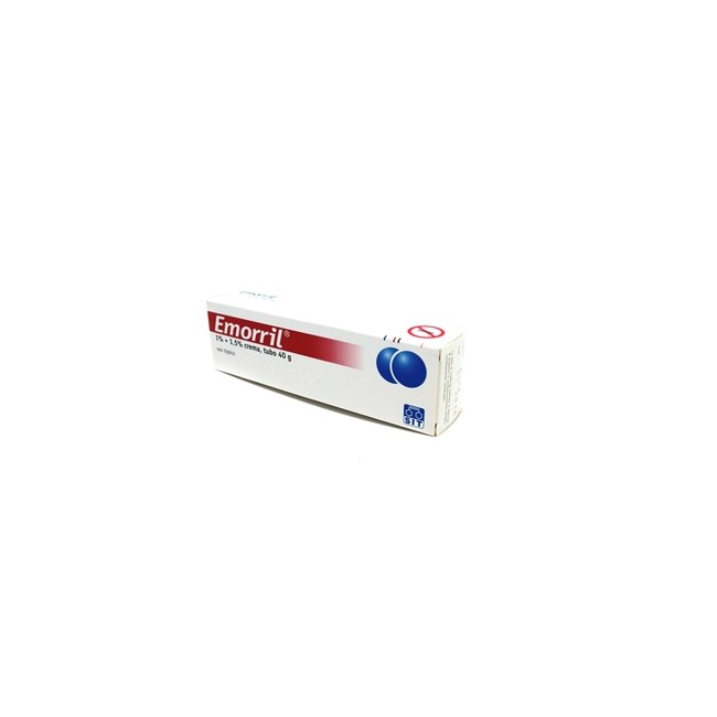EMORRIL%CREMA 40G 1%+1,5%