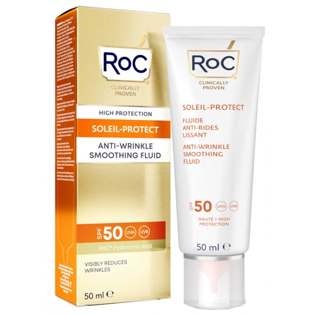 ROC FLUIDO SOL VISO 50+ ANTIR