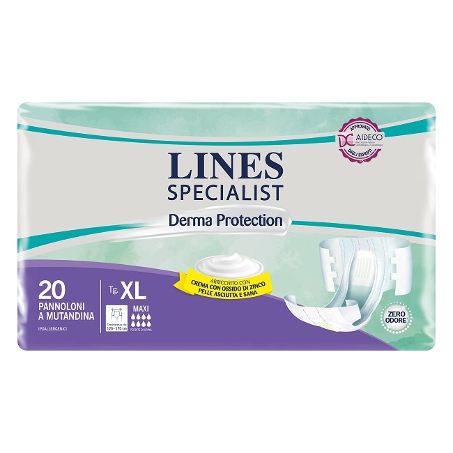 LINES SP DERM PAN MAXI XL 20PZ