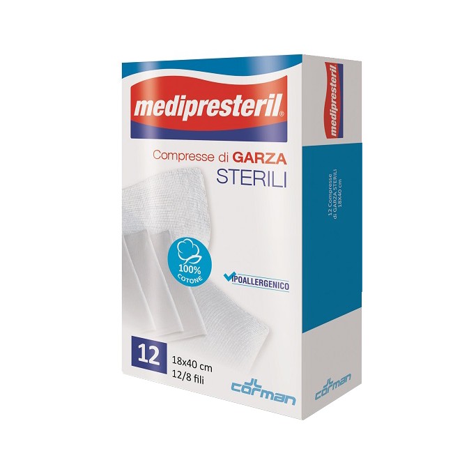 GARZA MEDIPRESTERIL 12/8 18X40