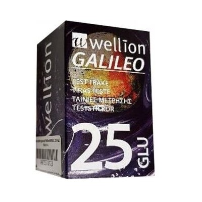 WELLION GALILEO STRIPS 25 GLIC
