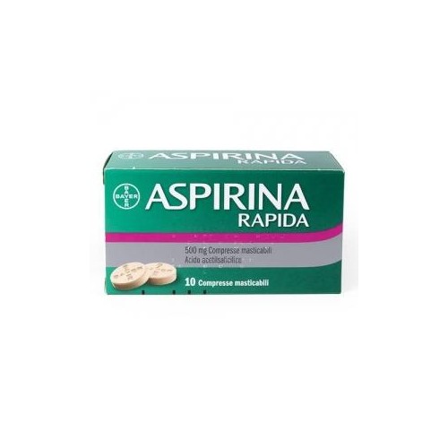 ASPIRINA%RAP 10CPR MAST 500MG