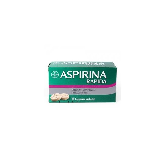 ASPIRINA%RAP 10CPR MAST 500MG