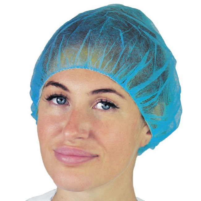 CUFFIA TONDA TNT AZZURRO 100PZ