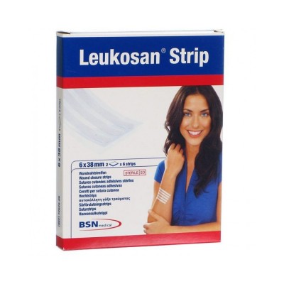 CER LEUKOSAN STRIP 6X38MM 2BX6
