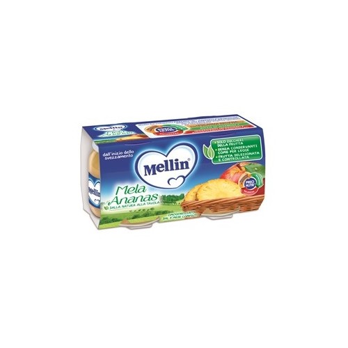 MELLIN OMOG MELA/ANANAS 2X100G