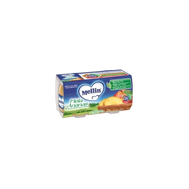 MELLIN OMOG MELA/ANANAS 2X100G
