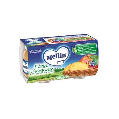 MELLIN OMOG MELA/ANANAS 2X100G