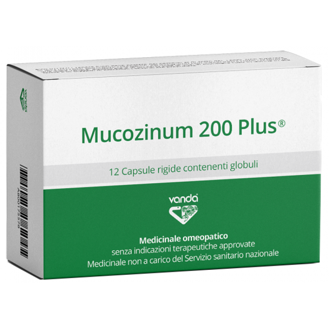 MUCOZINUM 200 PLUS 12CPS VANDA