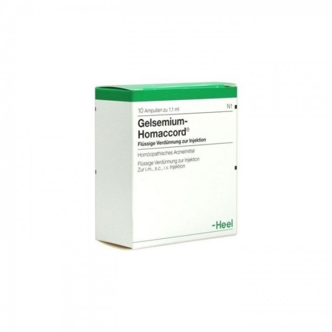 GELSEMIUM HOMAC 10F 1,1ML HEEL