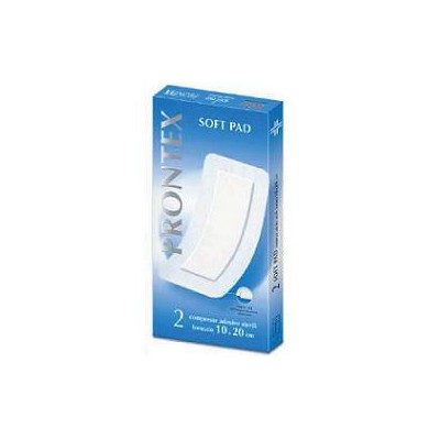 GARZA SOFT PAD 10X20CM 2PZ