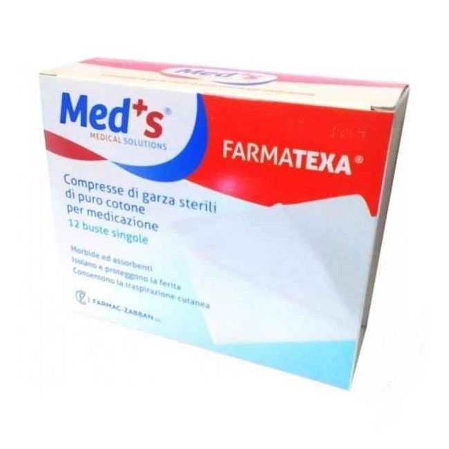 GARZA MEDS 12/12 18X40CM 12PZ