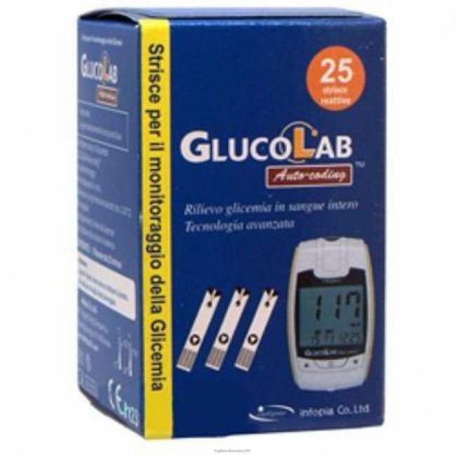 GLUCOLAB AC GLICEMIA 25STR