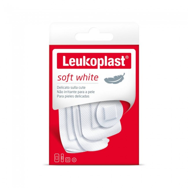 LEUKOPLAST SOFT WHITE 40PZ ASS