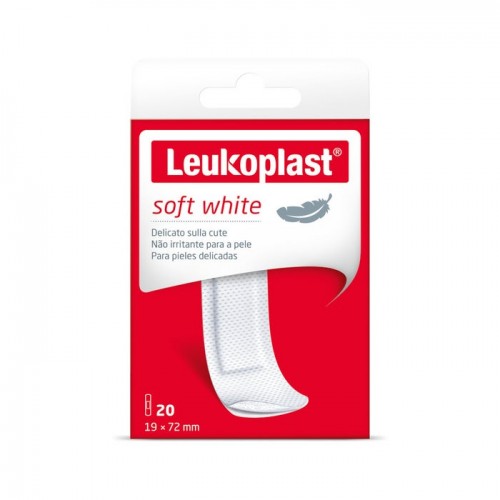 LEUKOPLAST SOFT WHITE72X19 20P