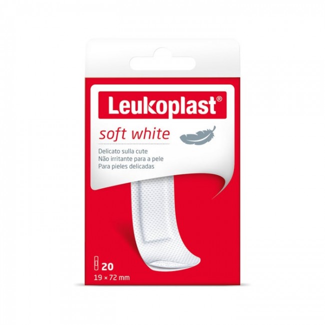 LEUKOPLAST SOFT WHITE72X19 20P