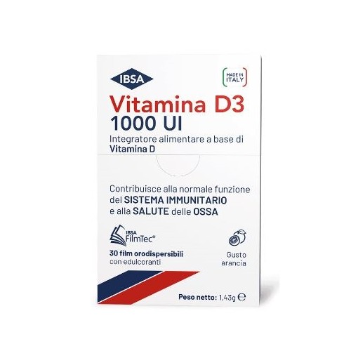 VITAMINA D3 IBSA 1000UI 30FILM