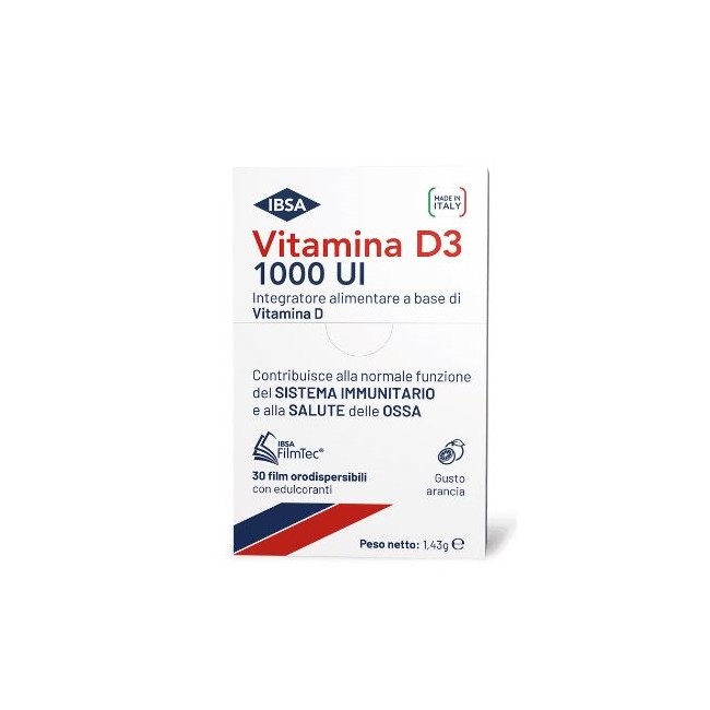 VITAMINA D3 IBSA 1000UI 30FILM