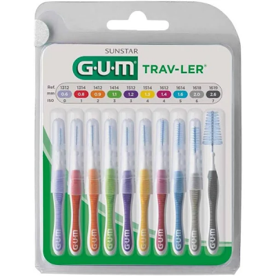 GUM TRAV-LER SCOVOLINI 10PZ