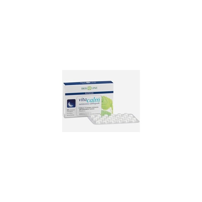VITACALM MELATONINA SUBL1MG 60