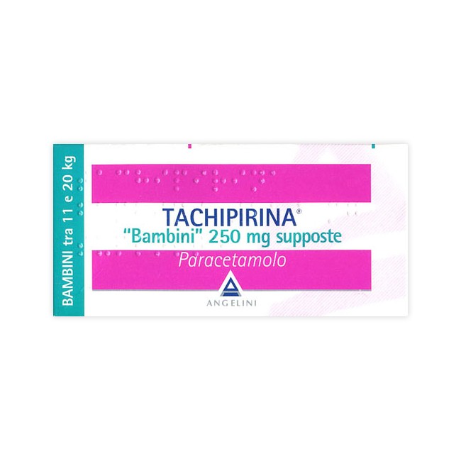 TACHIPIRINA%BB 10SUPP 250MG