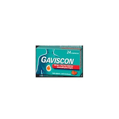 GAVISCON%24CPR MAST250+133,5MG