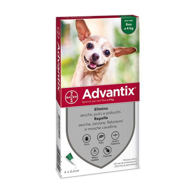 ADVANTIX SPOT ON%4PIP 0,4ML 4K