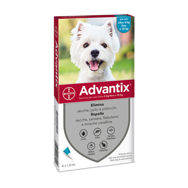 ADVANTIX SPOT ON%4PIP 1ML 4-10