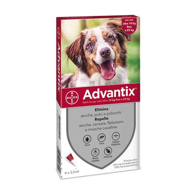 ADVANTIX SPOT ON%4PIP 10-25KG